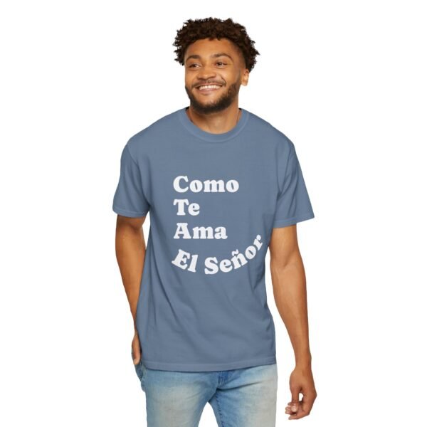 "Como Te Ama El Señor" Camiseta (Letra en Negro/Blanco) - Imagen 13