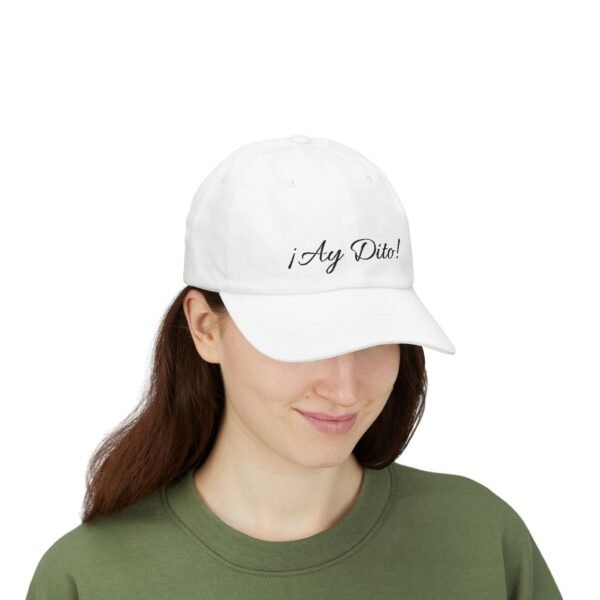 "¡Ay Dito!" Gorra (Letra en Negro) en Memoria de la Abuela - Imagen 4