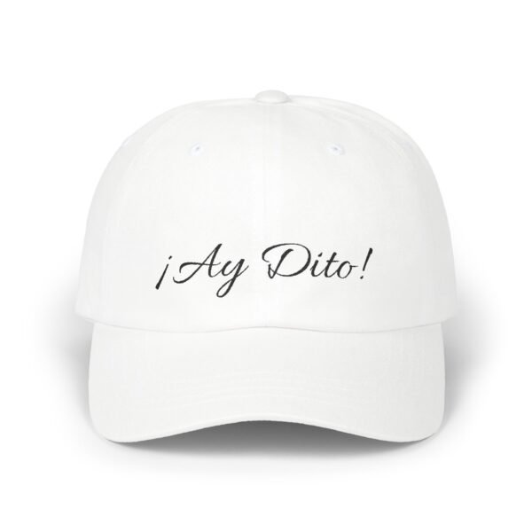 "¡Ay Dito!" Gorra (Letra en Negro) en Memoria de la Abuela