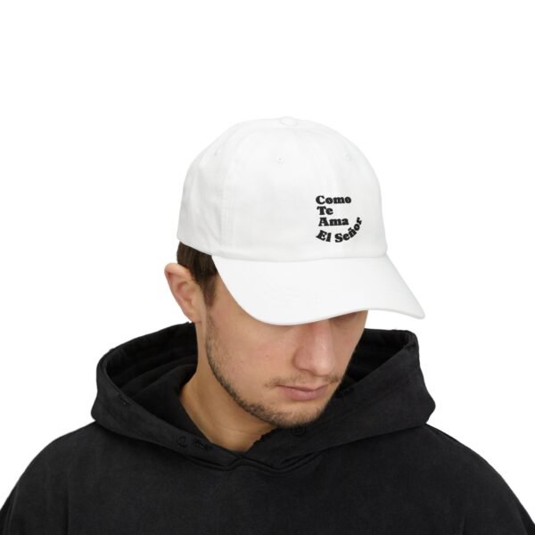 "Como Te Ama El Señor" Gorra (Letra en Negro) - Imagen 3