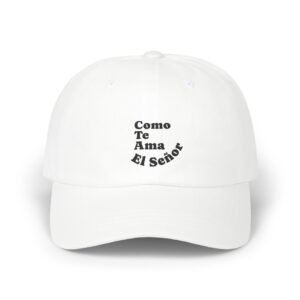 "Como Te Ama El Señor" Gorra (Letra en Negro)